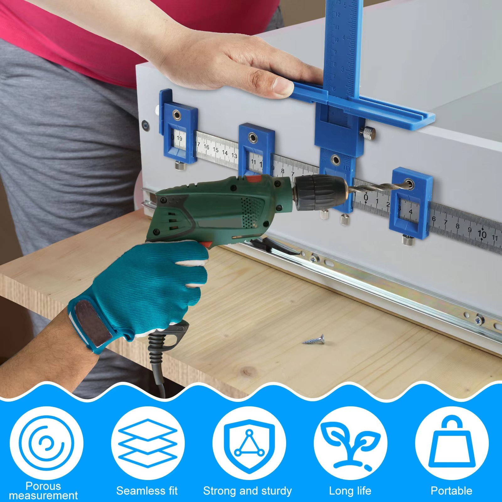 KW1010 Handle Drill Guide Tools
