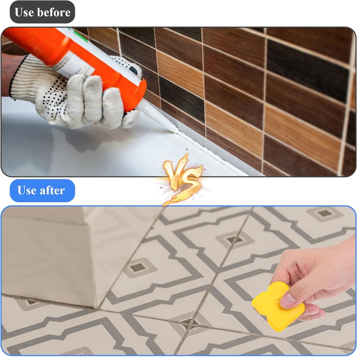 KW3004 5PCS Caulking Scrapers